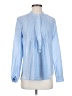 Gap 100% Cotton Blue Long Sleeve Blouse Size S - photo 1