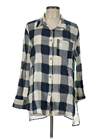 Soft Surroundings 3/4 Sleeve Button-Down Shirt (view 1)