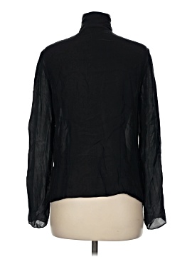 INC International Concepts Long Sleeve Silk Top (view 2)