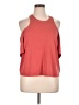 BCBGMAXAZRIA Red Sleeveless Top Size L - photo 1