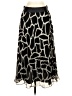 DKNY 100% Polyester Animal Print Black Casual Skirt Size S - photo 1