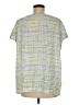 Gap 100% Rayon Green Short Sleeve Blouse Size L - photo 2