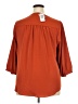 Torrid 100% Polyester Orange 3/4 Sleeve Blouse Size 2X Plus (2) - photo 2