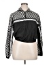 Faded Rose 100% Polyester Checkered-gingham Black Windbreaker Size L - photo 1