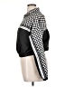 Faded Rose 100% Polyester Checkered-gingham Black Windbreaker Size L - photo 5