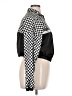 Faded Rose 100% Polyester Checkered-gingham Black Windbreaker Size L - photo 4