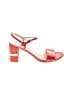 Stuart Weitzman Color Block Red Sandals Size 9 - photo 1