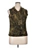 Choices Gold Sleeveless Blouse Size XL - photo 1