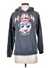 Def Leppard Blue Pullover Hoodie Size S - photo 1