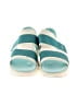 Adidas Color Block Teal Sandals Size 6 - photo 2