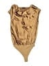 Express 100% Polyester Gold Bodysuit Size XS - photo 1