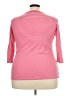 Talbots Pink 3/4 Sleeve Top Size 2X - photo 2