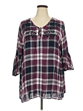 Catherines 3/4 Sleeve Blouse (view 1)