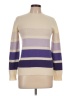 Hawico Stripes Purple Turtleneck Sweater Size L - photo 1