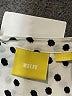 Maeve 100% Rayon Polka Dots White 3/4 Sleeve Blouse Size L - photo 7