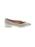 Betsey Johnson Silver Flats Size 5 1/2 - photo 1