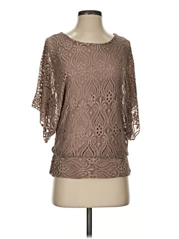 Brittany Black 3/4 Sleeve Blouse (view 1)
