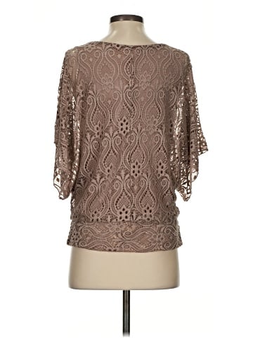 Brittany Black 3/4 Sleeve Blouse (view 2)