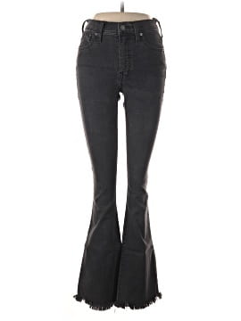 Madewell Tall Cali Demi-Boot Jeans in Berkeley Black: Chewed-Hem Edition