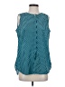 MICHAEL Michael Kors 100% Polyester Teal Sleeveless Blouse Size 4 - photo 1