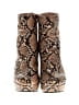 Steve Madden 100% Leather Animal Print Brown Ankle Boots Size 6 1/2 - photo 2