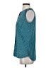 MICHAEL Michael Kors 100% Polyester Teal Sleeveless Blouse Size 4 - photo 5