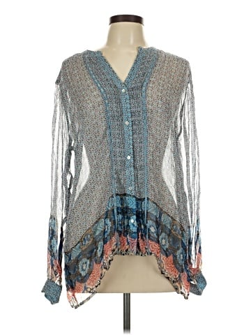 Lucky Brand Long Sleeve Blouse (view 1)