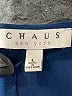 Chaus 100% Polyester Blue 3/4 Sleeve Blouse Size L - photo 7