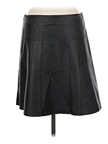 Boston Proper Faux Leather Skirt (view 2)