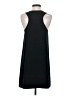Tildon 100% Polyester Solid Black Casual Dress Size S - photo 2