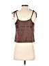 Unbranded Color Block Ombre Solid Brown Sleeveless Blouse Size S - photo 2