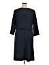 Lands' End Solid Blue Casual Dress Size 1X - photo 2