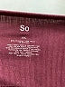 SO Burgundy Long Sleeve Top Size XXL - photo 7