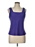 Neiman Marcus 100% Silk Purple Sleeveless Top Size L - photo 1
