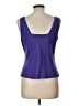 Neiman Marcus 100% Silk Purple Sleeveless Top Size L - photo 2
