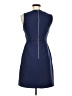 Portmans 100% Polyester Solid Blue Cocktail Dress Size 8 - photo 2