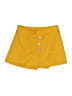 Haute Monde Solid Yellow Skort Size L - photo 1