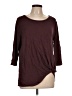 Cupio Burgundy 3/4 Sleeve Top Size L - photo 1