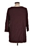 Cupio Burgundy 3/4 Sleeve Top Size L - photo 2
