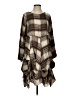 Yea Plaid Brown Casual Dress Size Sm - Med - photo 1