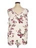 Maurices 100% Polyester Ivory Sleeveless Blouse Size 14 (0) - photo 2