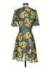 Pink Martini 100% Polyester Tropical Green Casual Dress Size S - photo 2