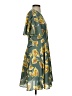 Pink Martini 100% Polyester Tropical Green Casual Dress Size S - photo 4