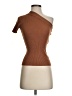 Wishlist Brown Short Sleeve Turtleneck Size S - photo 1