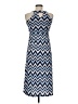 Assorted Brands 100% Polyester Chevron-herringbone Blue Casual Dress Size M - photo 2