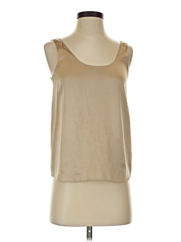 Vince. Sleeveless Silk Top (view 1)