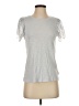 Express Outlet Silver Short Sleeve T-Shirt Size XS - photo 1