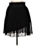 Zara Basic 100% Polyester Solid Black Formal Skirt Size M - photo 2