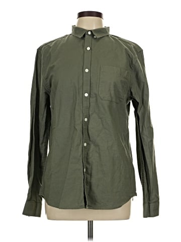 New Look Long Sleeve Button-Down Shirt (view 1)