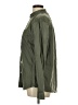 New Look Solid Green Long Sleeve Button-Down Shirt Size L - photo 5
